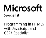 Microsoft Specialist: Programming in HTML5 with JavaScript and CSS3